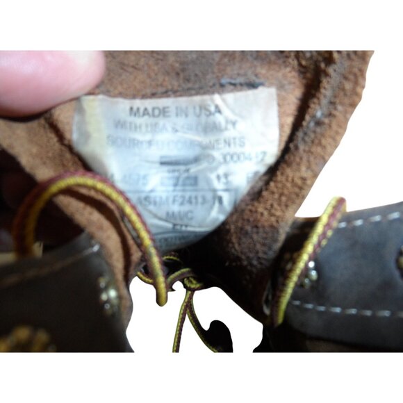 Thorogood Men's 6" Steel Toe Moc Toe Wedge Sole Boots (U.S.A.) 804-4575 13EE - Picture 4 of 7